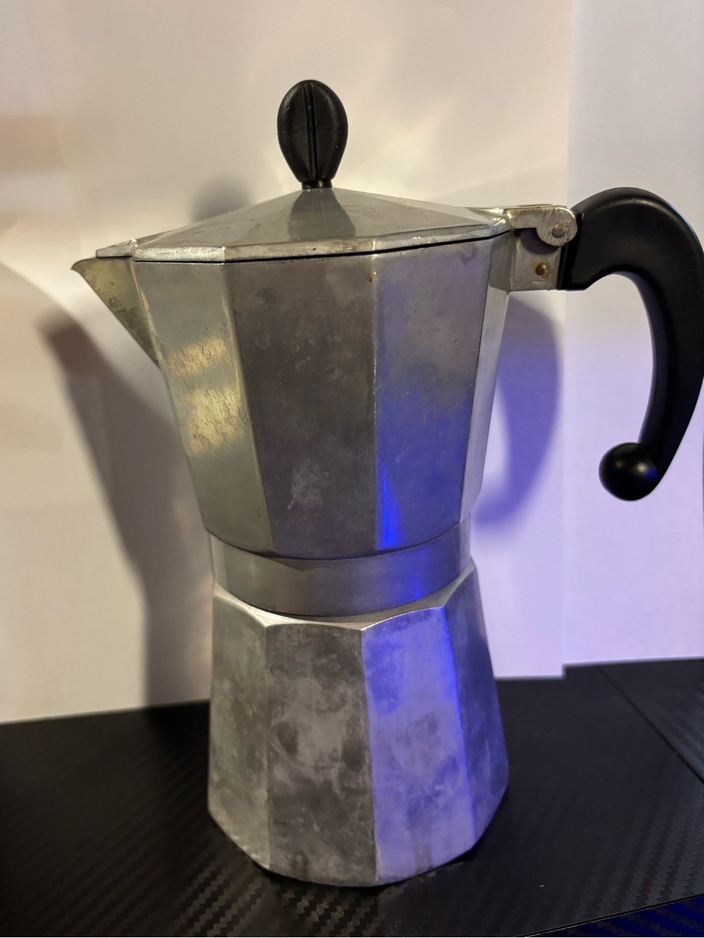 One Cup Aluminum Stovetop Moka Pot Coffee Maker